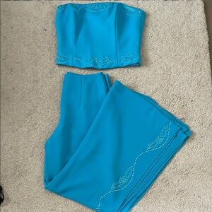 Elegant Blue Women's Jumpsuit